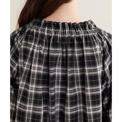 ナイスクラップ NICE CLAUP 【natural couture】2WAYリボン衿ブラウス （black）｜詳細画像