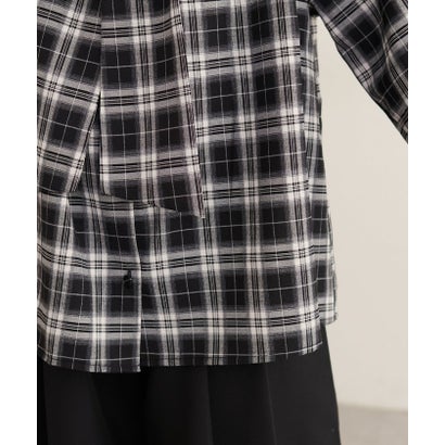 ナイスクラップ NICE CLAUP 【natural couture】2WAYリボン衿ブラウス （black(2)）｜詳細画像