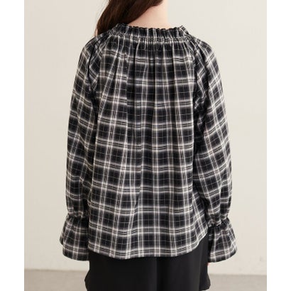 ナイスクラップ NICE CLAUP 【natural couture】2WAYリボン衿ブラウス （offwhite）｜詳細画像