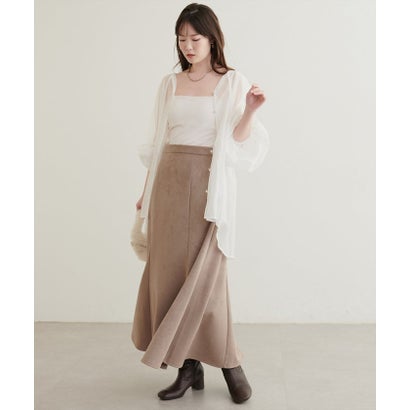 ナイスクラップ NICE CLAUP 【natural couture】くるみ釦シアーブラウス （LBE）｜詳細画像