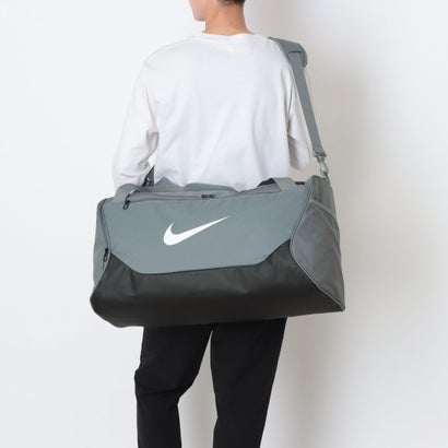 メンズ レディース ナイキ ブラジリア トレーニングダッフルバッグ (ミディアム、60L) IB4392 （グレー）｜詳細画像