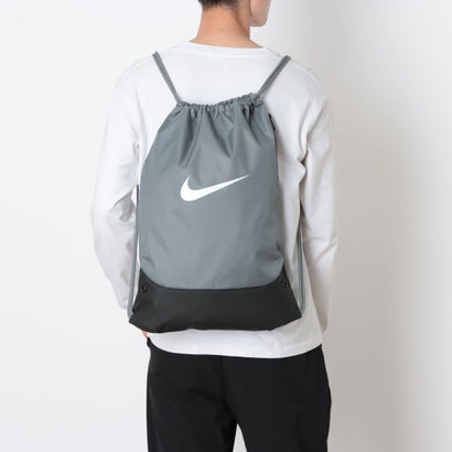 ナイキ NIKE メンズ レディース ナイキ ブラジリア ドローコードバッグ (18L) IB4409 （グレー）｜詳細画像
