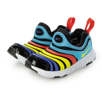 ナイキ NIKE ダイナモ フリー PS （BLACK/LEMON VENOM-LT CURRENT BLUE）｜詳細画像