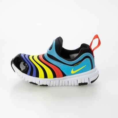 ナイキ NIKE ダイナモ フリー PS （BLACK/LEMON VENOM-LT CURRENT BLUE）｜詳細画像