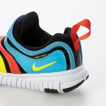 ナイキ NIKE ダイナモ フリー PS （BLACK/LEMON VENOM-LT CURRENT BLUE）｜詳細画像