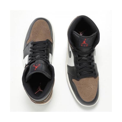 NIKE スニーカー M AIR JORDAN 1 MID DQ8426 ミッドカット （007/BLACK/PHANTOM-PALOMINO）｜詳細画像