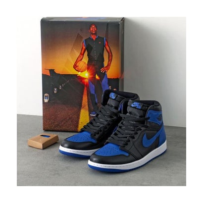 NIKE スニーカー AIR JORDAN 1 HIGH OG エア ジョーダン IQ5495 （005/BLACK/GAME-ROYAL-WHITE）｜詳細画像