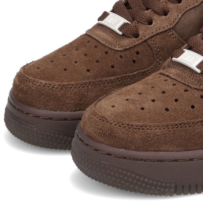 ウィメンズ エアフォース1 07 スエード スニーカー レディース WMNS AIR FORCE 1 07 SUEDE ブラウン IQ0136-200 （MMM）｜詳細画像