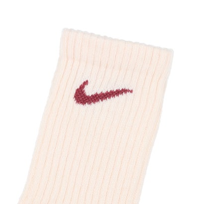 ナイキ NIKE レディース ソックス 靴下 3P エブリデイ クッションド トレーニング クルー ソックス SX7664 （ピンク）｜詳細画像