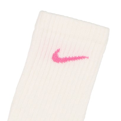 ナイキ NIKE レディース ソックス 靴下 3P エブリデイ クッションド トレーニング クルー ソックス SX7664 （ピンク）｜詳細画像
