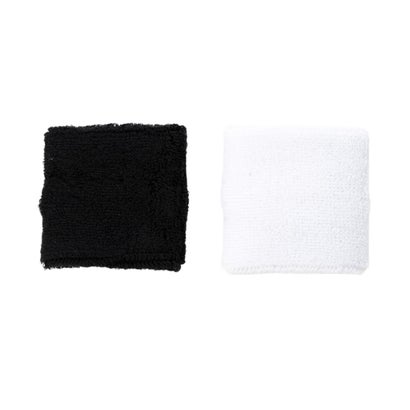 NIKE SWOOSH CLASSIC WRISTBANDS 2PK （ブラック×ホワイト）｜詳細画像