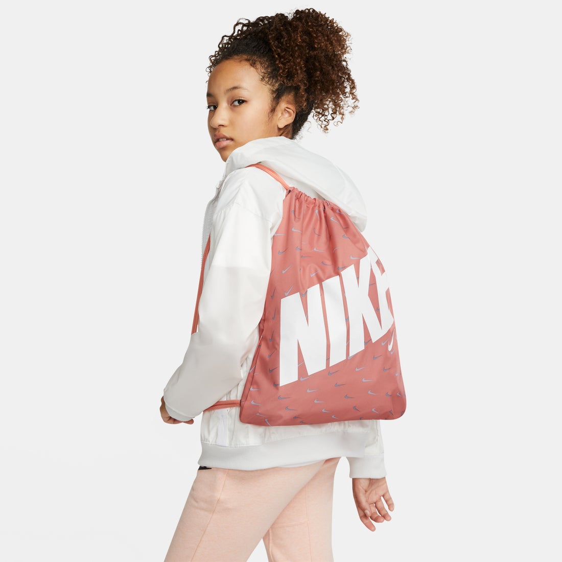 NIKE ナイキ YTH ドロー ストリング ジム サック AOP(ピンク) DM1885