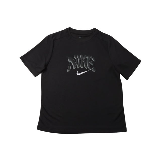 ジュニア 半袖機能Tシャツ YTH マルチ リフレッシュ S/S トップ IO0737010 （ブラック）