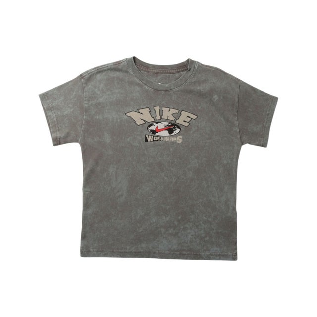 ジュニア 半袖シャツ YTH NSW M90 レトロ CHAMPS S/S Tシャツ IO1943289 （ブラウン）