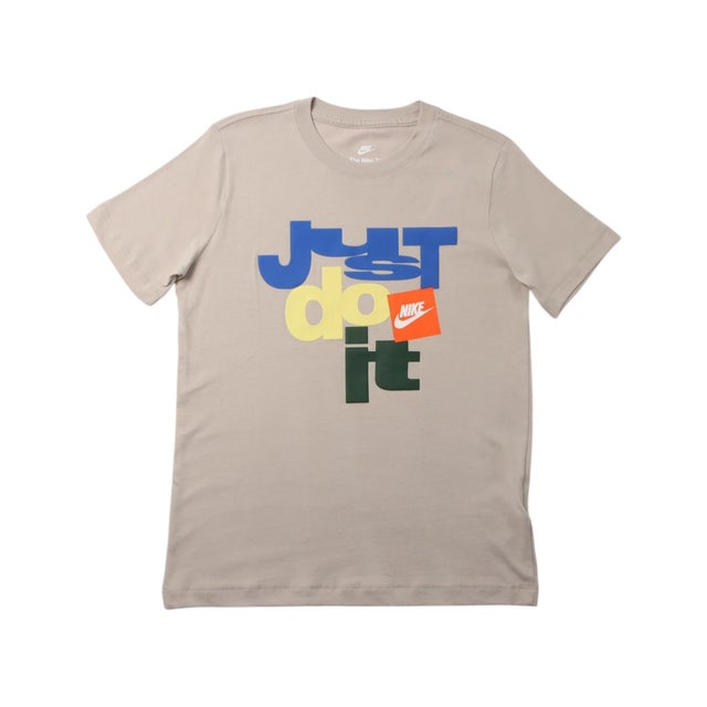ジュニア 半袖シャツ YTH NSW クラブ FAM S/S Tシャツ IO1963211 （グレー）
