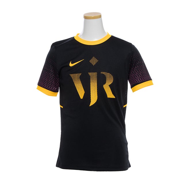 ジュニア VJ Dri-FIT アカデミー25 ショートスリーブトップ(ブラック×オレンジ)