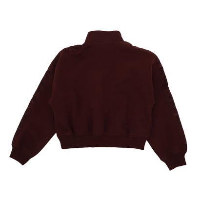 ジュニア スウェットトレーナー ナイキ YTH ガールズ NSW スタジオ フリース QZ シャイン L/S トップ IM4932658 （MYSTIC DATES）｜詳細画像