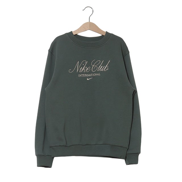 ジュニア スウェットトレーナー YTH NSW フリース ルール L/S クルー - PD IW4213303 （CAMO GREEN/SANDDRIFT）