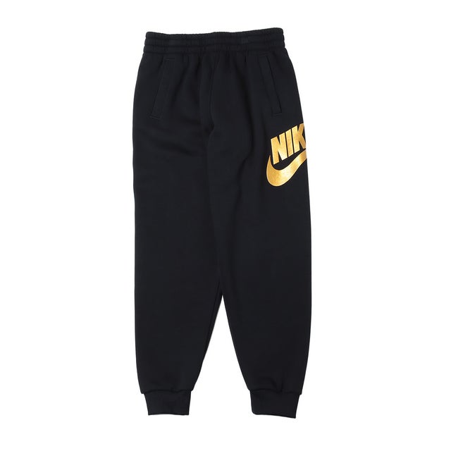 Sportswear Club Fleece パンツ （BLACK/METALLIC GOLD）