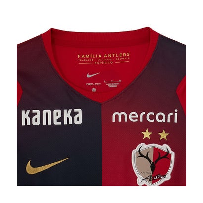 ナイキ/キッズ/2026-27 鹿島アントラーズ ホーム 半袖レプリカユニフォーム JR （GYM RED/DARK OBSIDIAN/(METALLIC GOLD)）｜詳細画像