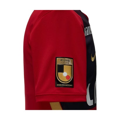 ナイキ/キッズ/2026-27 鹿島アントラーズ ホーム 半袖レプリカユニフォーム JR （GYM RED/DARK OBSIDIAN/(METALLIC GOLD)）｜詳細画像