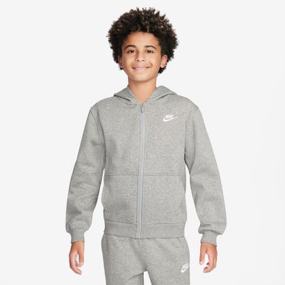 ウェア キッズ 子供靴 ナイキ スポーツウェア クラブ フリース FD3004 063 NIKE SPORTSWEAR CLUB （グレー）｜詳細画像