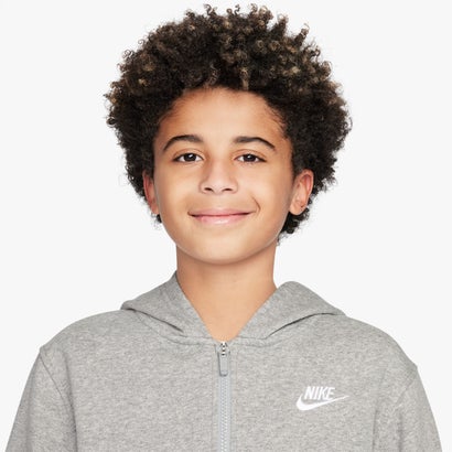 ウェア キッズ 子供靴 ナイキ スポーツウェア クラブ フリース FD3004 063 NIKE SPORTSWEAR CLUB （グレー）｜詳細画像
