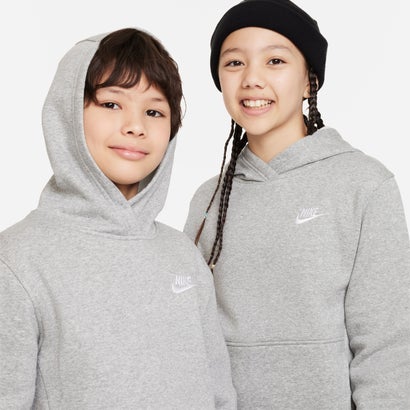 ナイキ NIKE ウェア キッズ 子供靴 ナイキ スポーツウェア クラブ フリース FD3000 NIKE SPORTSWEAR CLUB FLEECE （グレー）｜詳細画像