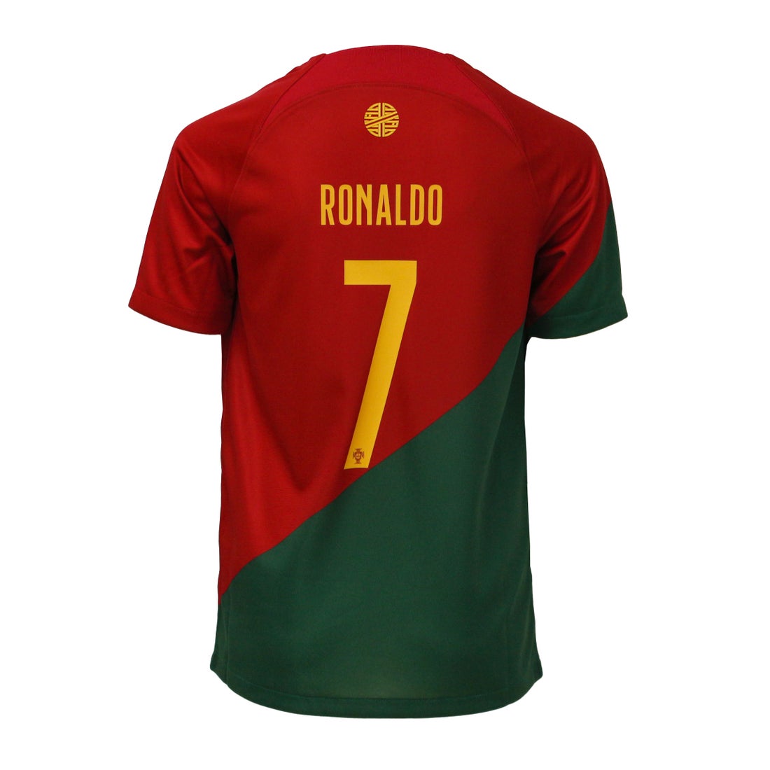 ポルトガル代表 2022 ユニフォーム ホーム 半袖 レプリカ ジュニア #7.ロナウド