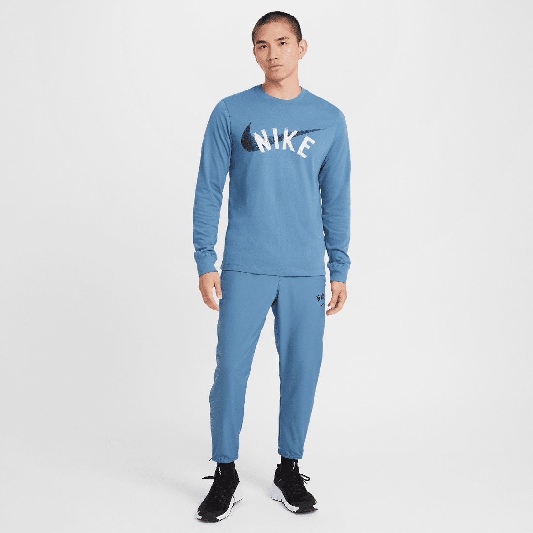 NIKE ナイキ Dri-FIT スウッシュ L/S Tシャツ(ブルー) HF6133 429