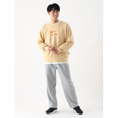 ナイキ NSW NIKE AIR FT L/S クルー （SESAME/SAFETY ORANGE）｜詳細画像