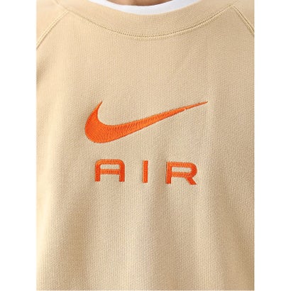 ナイキ NSW NIKE AIR FT L/S クルー （SESAME/SAFETY ORANGE）｜詳細画像