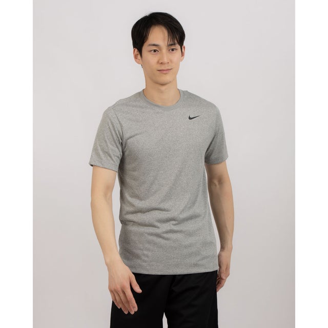 DX0990 Dri-FIT フィットネス Tシャツ 半袖Tシャツ （グレー×シルバー×ブラック）