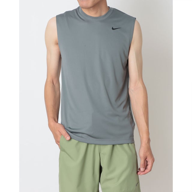 メンズ ノースリーブ機能シャツ DF STD SLVLS フレックス S/S Tシャツ IO1430084 （SMOKE GREY）