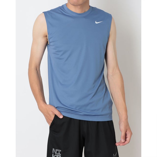 メンズ ノースリーブ機能シャツ DF STD SLVLS フレックス S/S Tシャツ IO1430459 （INDIGO STORM/WHITE）