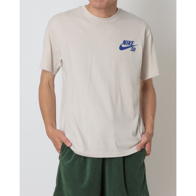 メンズ 半袖Tシャツ ナイキSB ロゴ S/S Tシャツ LBR DC7818105 （LT OREWOOD BRN/OLD ROYAL）