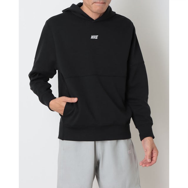 メンズ スウェットパーカー クラブ ヴァーシティ フーディ IO1384010 （BLACK/BLACK/WHITE）