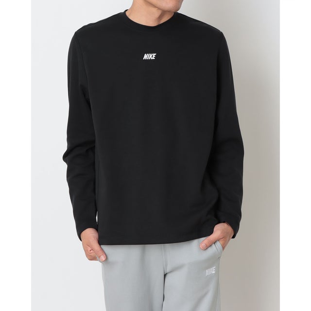メンズ クラブ ヴァーシティ L/S クルー IU0793010 （BLACK/WHITE）