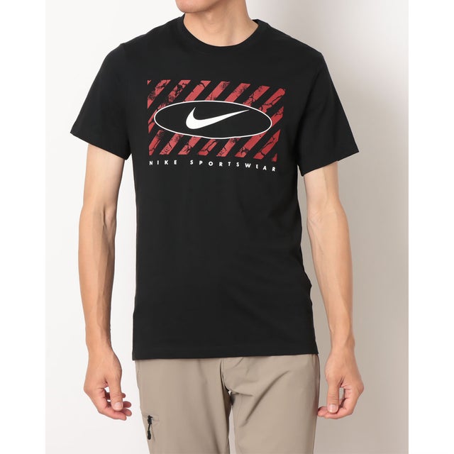 メンズ 半袖Tシャツ NSW STD クラブ 6MO SWOO S/S Tシャツ IM3728010 （BLACK）
