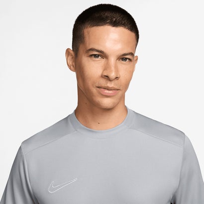 ナイキ Dri-FIT アカデミー25 ショートスリーブトップ BR(グレー×ホワイト)｜詳細画像