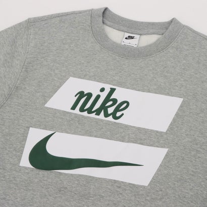ナイキ NIKE メンズ スウェットトレーナー ナイキ クラブ BB L/S クルー CTB IM5818063 （DK GREY HEATHER/WHITE）｜詳細画像