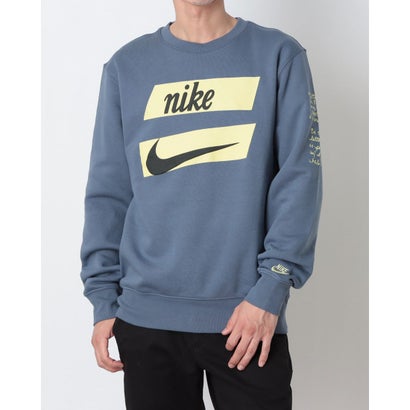 ナイキ NIKE メンズ スウェットトレーナー ナイキ クラブ BB L/S クルー CTB IM5818491 （DIFFUSED BLUE/FENNEL）｜詳細画像