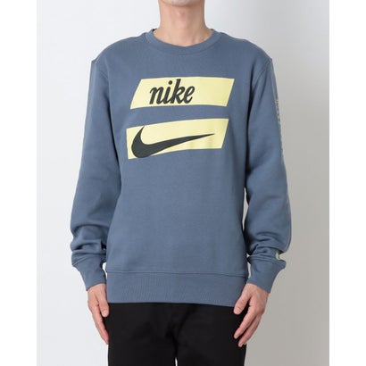 ナイキ NIKE メンズ スウェットトレーナー ナイキ クラブ BB L/S クルー CTB IM5818491 （DIFFUSED BLUE/FENNEL）｜詳細画像
