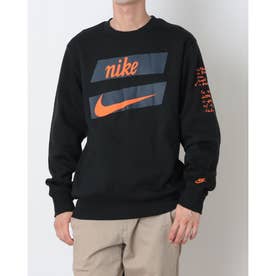メンズ スウェットトレーナー クラブ BB L/S クルー CTB IM5818010 （BLACK/SAFETY ORANGE）