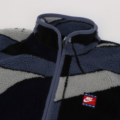 メンズ フリースジャケット ナイキ クラブ WNTR フリース L/S トップ AOP IM5858491 （DIFFUSED BLUE）｜詳細画像