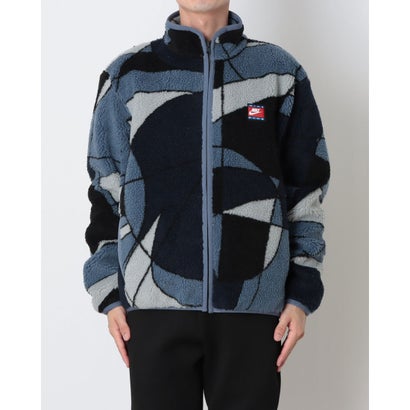 メンズ フリースジャケット ナイキ クラブ WNTR フリース L/S トップ AOP IM5858491 （DIFFUSED BLUE）｜詳細画像