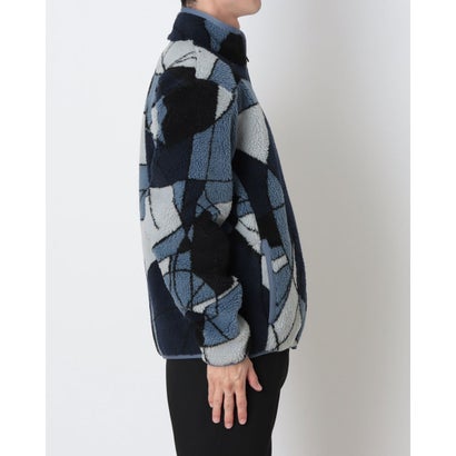 メンズ フリースジャケット ナイキ クラブ WNTR フリース L/S トップ AOP IM5858491 （DIFFUSED BLUE）｜詳細画像
