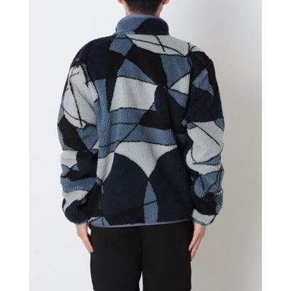 メンズ フリースジャケット ナイキ クラブ WNTR フリース L/S トップ AOP IM5858491 （DIFFUSED BLUE）｜詳細画像