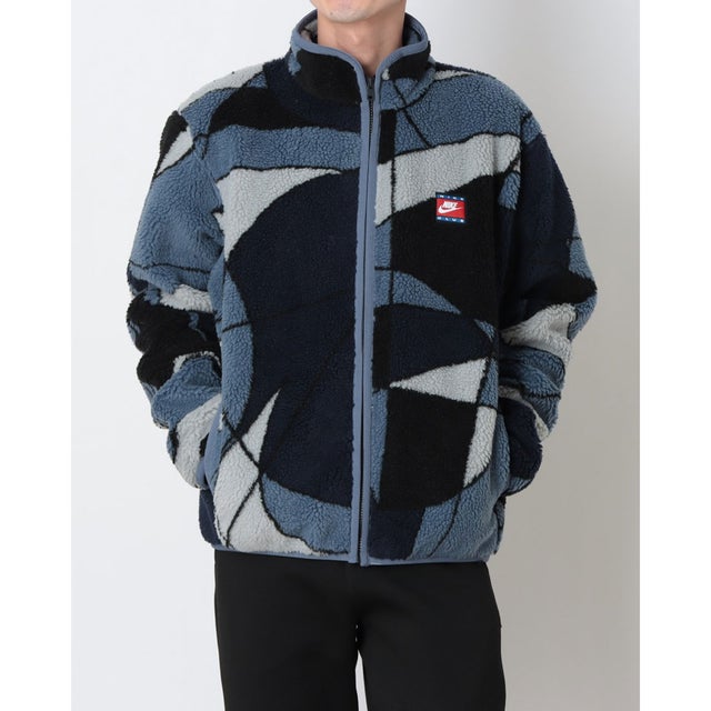 メンズ フリースジャケット クラブ WNTR フリース L/S トップ AOP IM5858491 （DIFFUSED BLUE）
