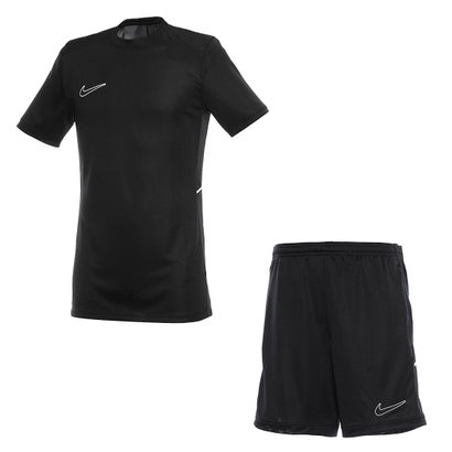 ナイキ Dri-FIT アカデミー25ショートスリーブトップ BR&Dri-FIT アカデミー25ショーツ K BR(ブラック×ブラック)｜詳細画像
